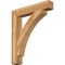 Ekena Millwork Thorton Block Rough Sawn Bracket, Western Red Cedar, 6"W x 38"D x 44"H BKT06X38X44THR05RWR - alternate 1